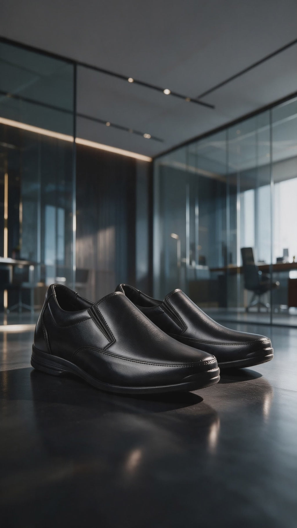 Men Brown Formal Office Dress Comfort Slip On Shoes