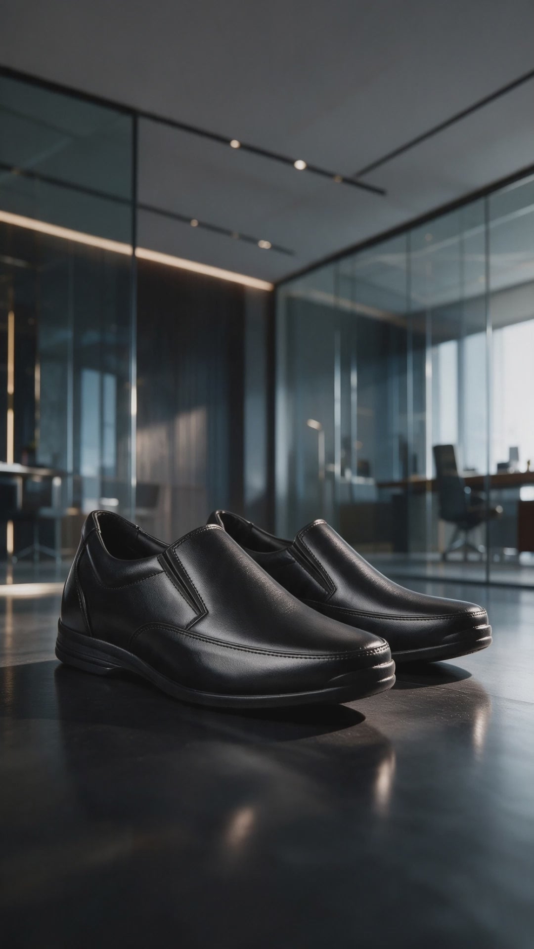 Men Brown Formal Office Dress Comfort Slip On Shoes
