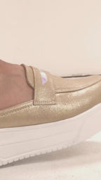 Women Silver Classic Comfort Height Enhancer Shiny Glitter Back Open Slip On Mule Shoes|Casual Slip On Walking Shoe