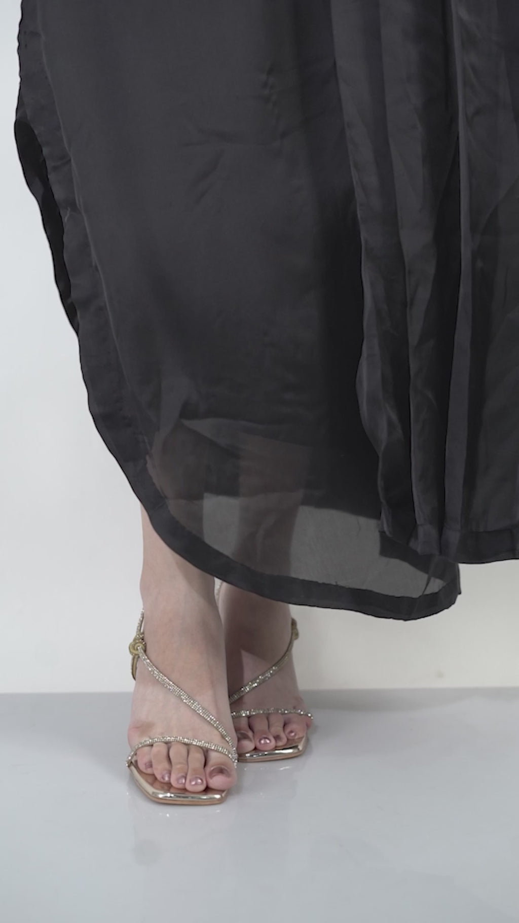 Women Silver Embellished Straps and Knot Detail Stiletto Heels Wedding Sandals|Glamorous Party Wear Dress 3.5 Inch Heel Sandals