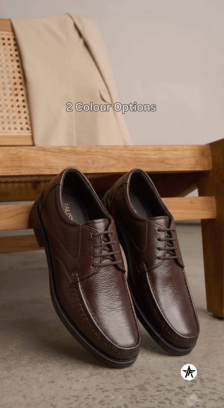 Men Black Genuine Leather Formal Lace Up Moccasins Derby Shoes for Office|Memory Cushion Work Shoes Lace-Ups