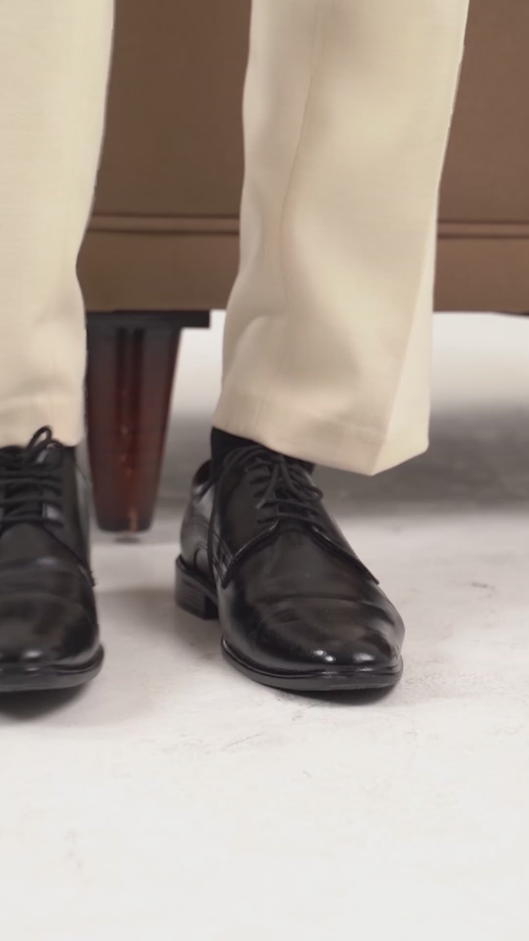 Men Brown Formal Office Dress Lace Up Derby Shoes