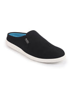 men black casual canvas slip-on shoes