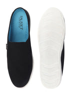 men black casual canvas slip-on shoes