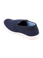 Shop Men Blue Casual Canvas Slip-On Shoes Online.