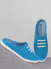 Men Sky Blue Casual Canvas Slip-On Shoes