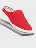 Men Red Casual Canvas Slip-On Shoes