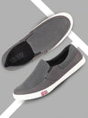 Men Grey Casual Slip-On Loafers