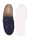 Women Navy Blue Casual Canvas Slip-On Shoes