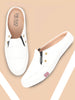 Men White Casual Slip-On Shoes