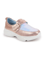 Shop Women Pink Stylish Hook & Loop Sneakers Online.