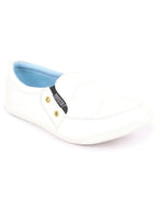 Shop Men White Casual Slip-On Loafers Online.