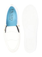 Shop Men White Casual Slip-On Loafers Online.