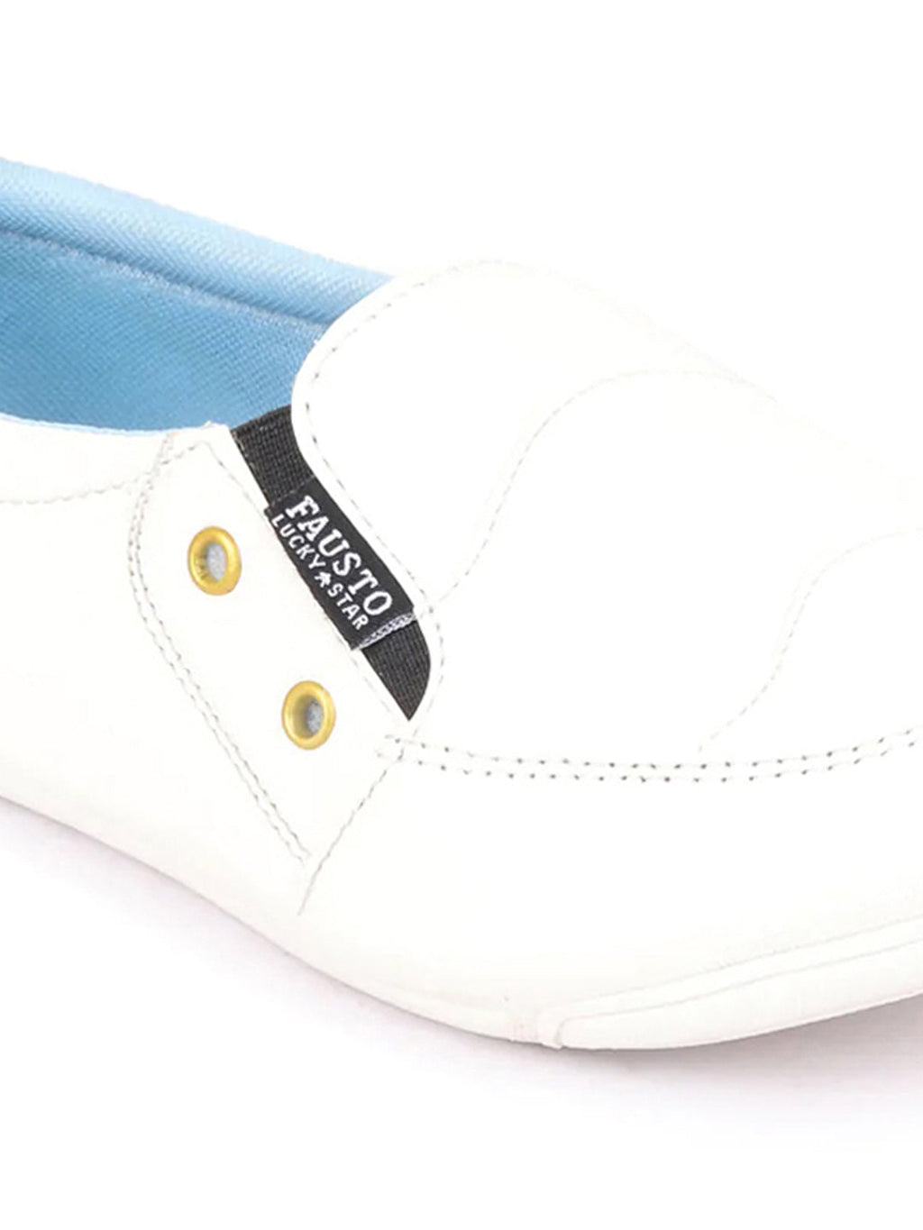 Shop Men White Casual Slip-On Loafers Online.