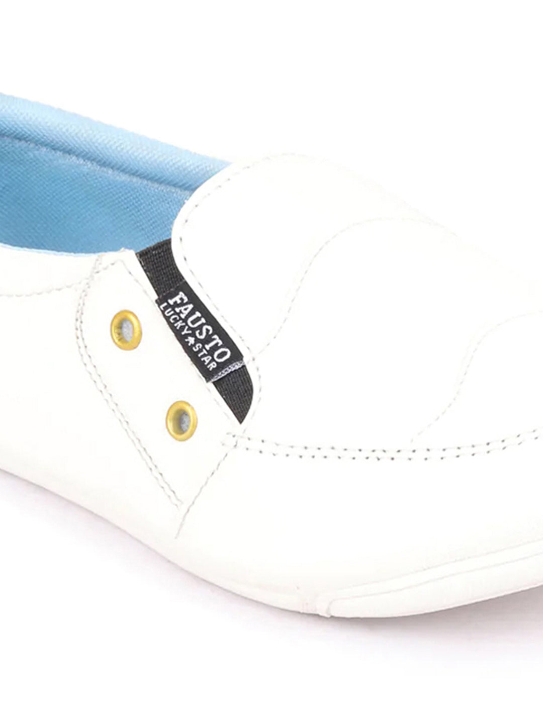 Shop Men White Casual Slip-On Loafers Online.