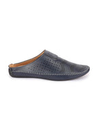 Shop Men Blue Ethnic Slip-On Juttis Online.