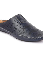 Shop Men Blue Ethnic Slip-On Juttis Online.