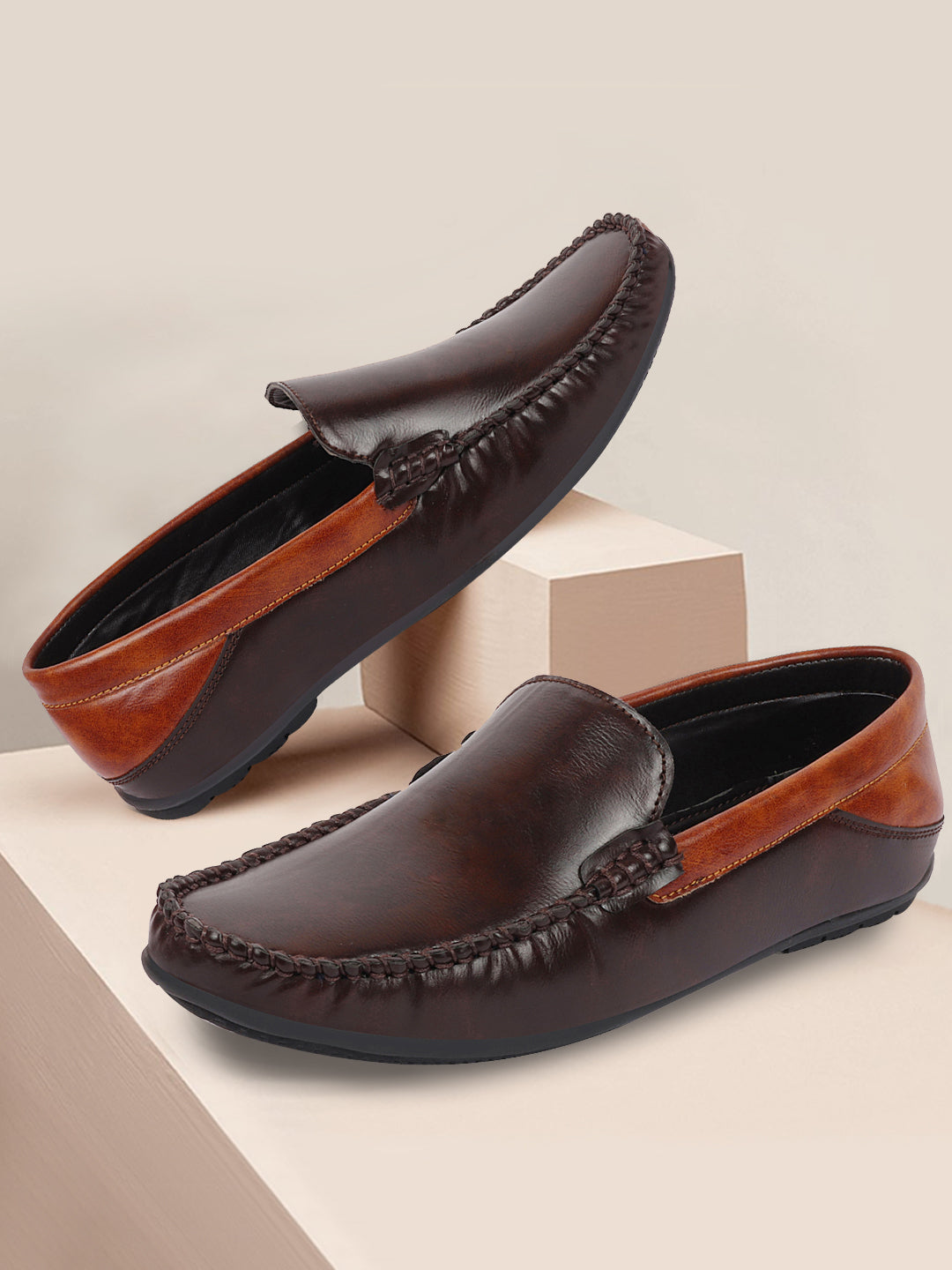 Miu Miu Tan Leather Heel Loafer Pumps – The Consignment Bar