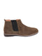 Men Olive Casual Suede Slip-On Boots