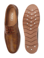 Shop Men Camel Casual Outfit Fashion Comfort Classy Flexible Lace Up Boat Shoes Sneakers Online.