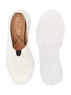 Shop Women White Outdoor Fashion Comfort Open Back Platform Heel Slip On Casual Shoes Online.