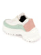 Shop Women Pista Green Colorblocked Casual Lace Up Sneaker Shoes Online.