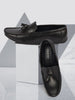 Basics Men Grey Side Stitched Casual Slip On Tassel Loafers and Moccasin Shoes