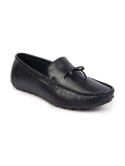 Shop Basics Men Blue Classic Stylish Stitched Tassel Lace Design Casual Shoes Moccasin and Loafers Online.