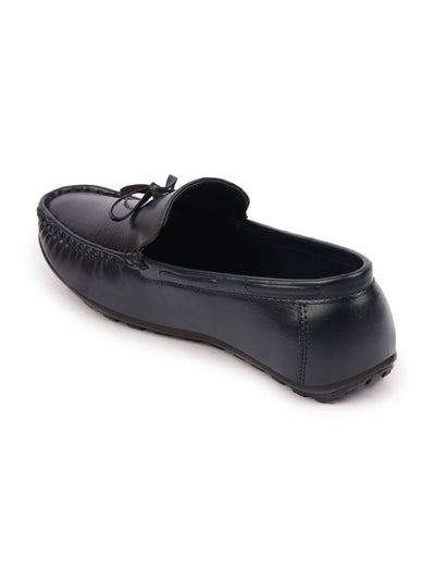 Shop Basics Men Blue Classic Stylish Stitched Tassel Lace Design Casual Shoes Moccasin and Loafers Online.