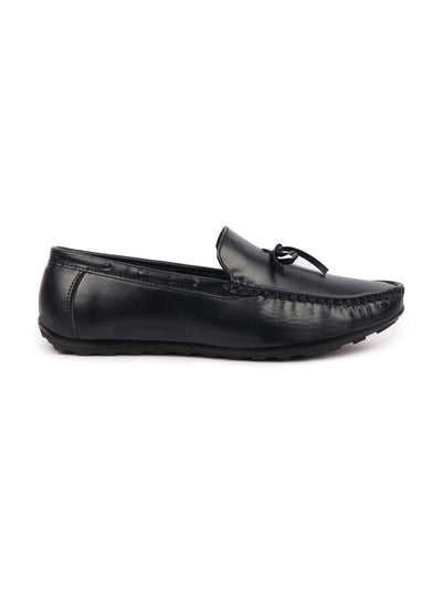 Shop Basics Men Blue Classic Stylish Stitched Tassel Lace Design Casual Shoes Moccasin and Loafers Online.