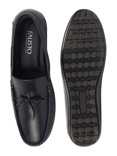 Shop Basics Men Blue Classic Stylish Stitched Tassel Lace Design Casual Shoes Moccasin and Loafers Online.