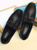 Basics Men Black Horsebit Buckle Premium Slip On Casual Loafers and Moccasin Shoes