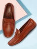 Basics Men Tan Buckle Design Slip On Casual Loafers and Moccasin Shoes