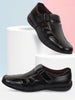 Basics Men Black Outdoor Comfort Perforated Shoe Style Sandals
