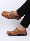 Basics Men Tan Outdoor Comfort Perforated Shoe Style Sandals