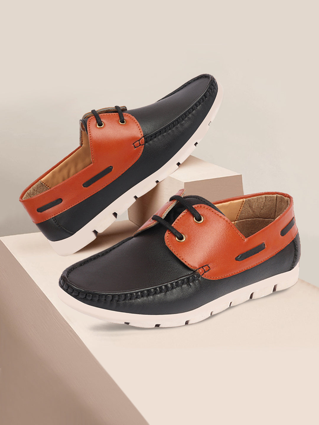 Orange boat shoes sales