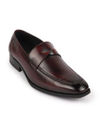 Shop Men Cherry Strap Design Wedding Party Genuine Leather Slip On Loafer Shoes Online.