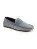 Men Sky Blue Suede Leather Side Stitched Slip On Driving Loafers and Mocassin
