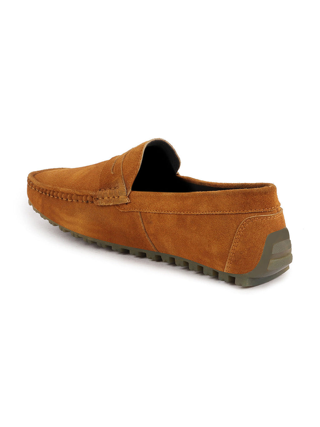 Shop Men Teek Suede Leather Side Stitched Slip On Driving Loafers and Mocassin Online.