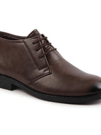 Shop Men Brown Classic Trendy Mid Ankle Lace Up Chukka Boot With TPR Welted Sole Online.
