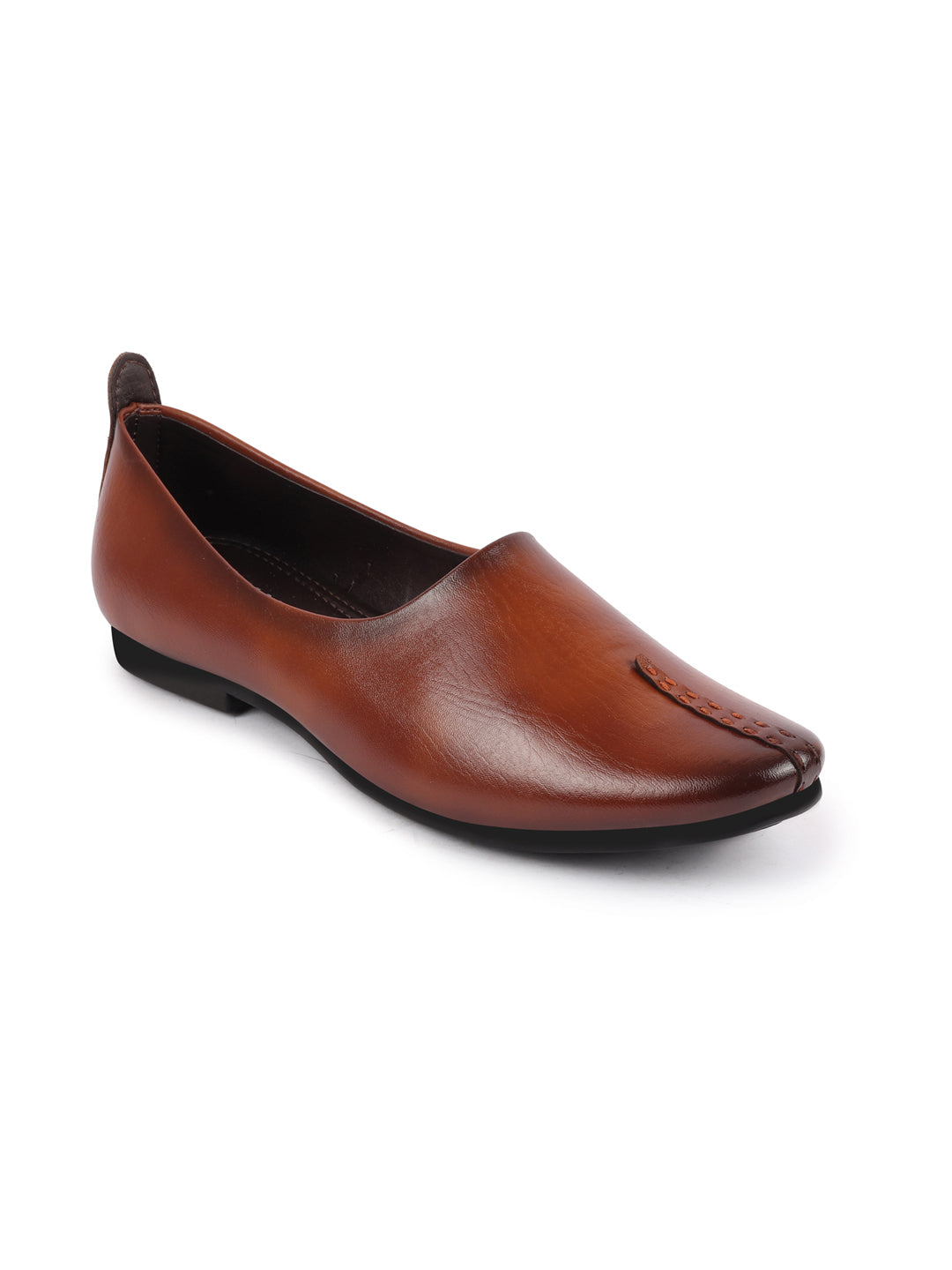 Shop Men Tan Wedding Party Evening Occasion Ethnic Slip On Juttis and Mojaris Online.