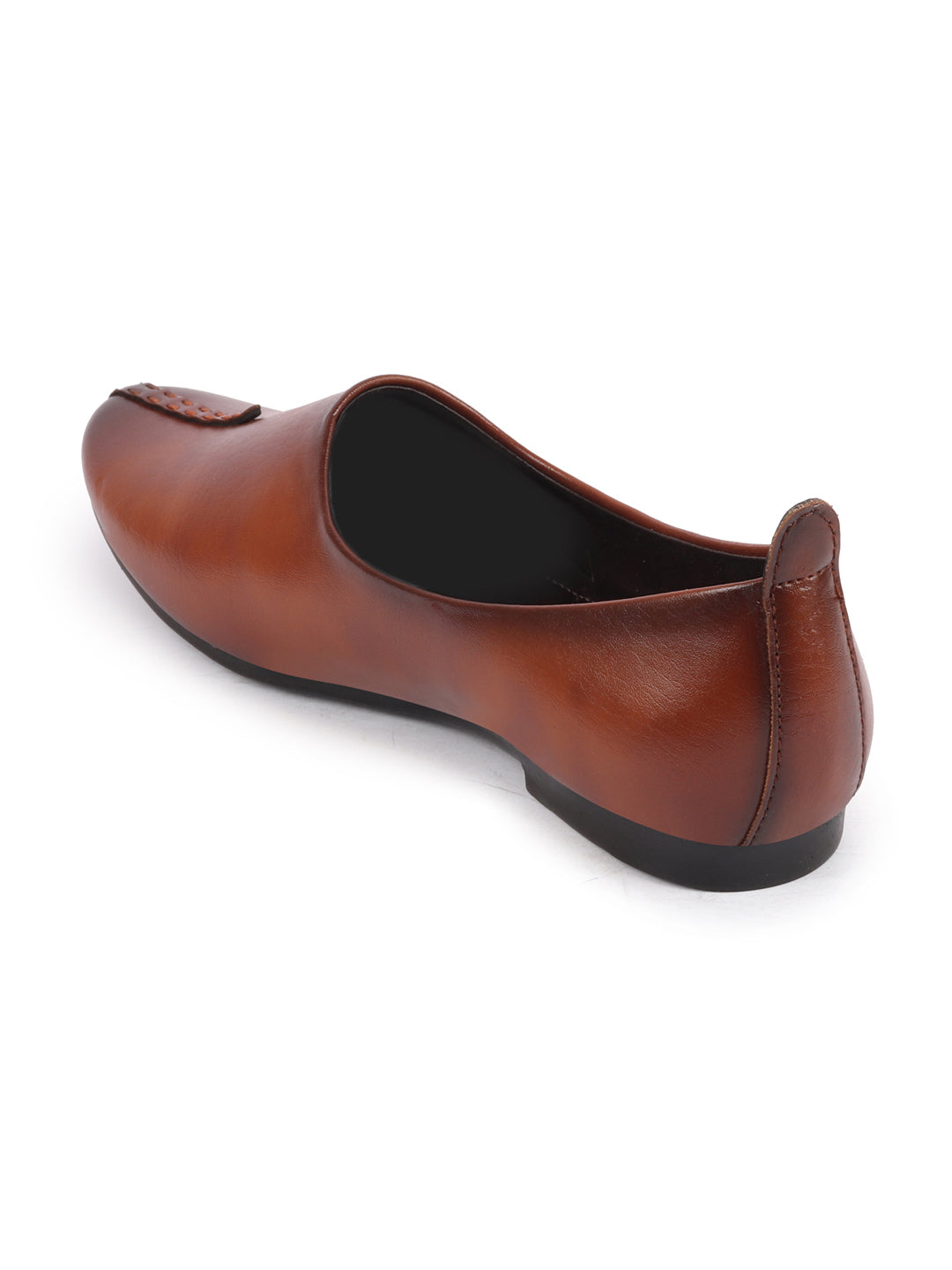 Shop Men Tan Wedding Party Evening Occasion Ethnic Slip On Juttis and Mojaris Online.