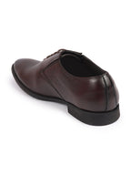 Shop Men Brown Formal Office Work Genuine Leather Oxford Lace Up Shoes Online.