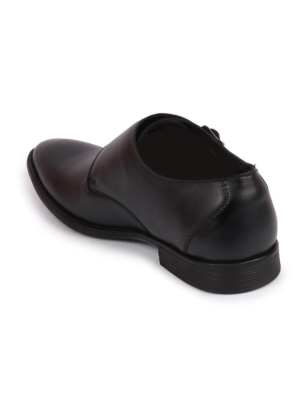 Shop Men Black Formal Wedding Party Genuine Leather Double Monk Strap Shoes Online.