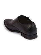 Shop Men Black Formal Wedding Party Genuine Leather Double Monk Strap Shoes Online.