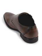 Shop Men Tan Formal Wedding Party Genuine Leather Double Monk Strap Shoes Online.