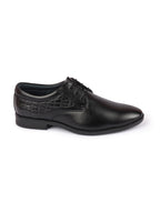 shop men black wedding party embossed design oxford lace up shoes online.