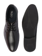 shop men black wedding party embossed design oxford lace up shoes online.