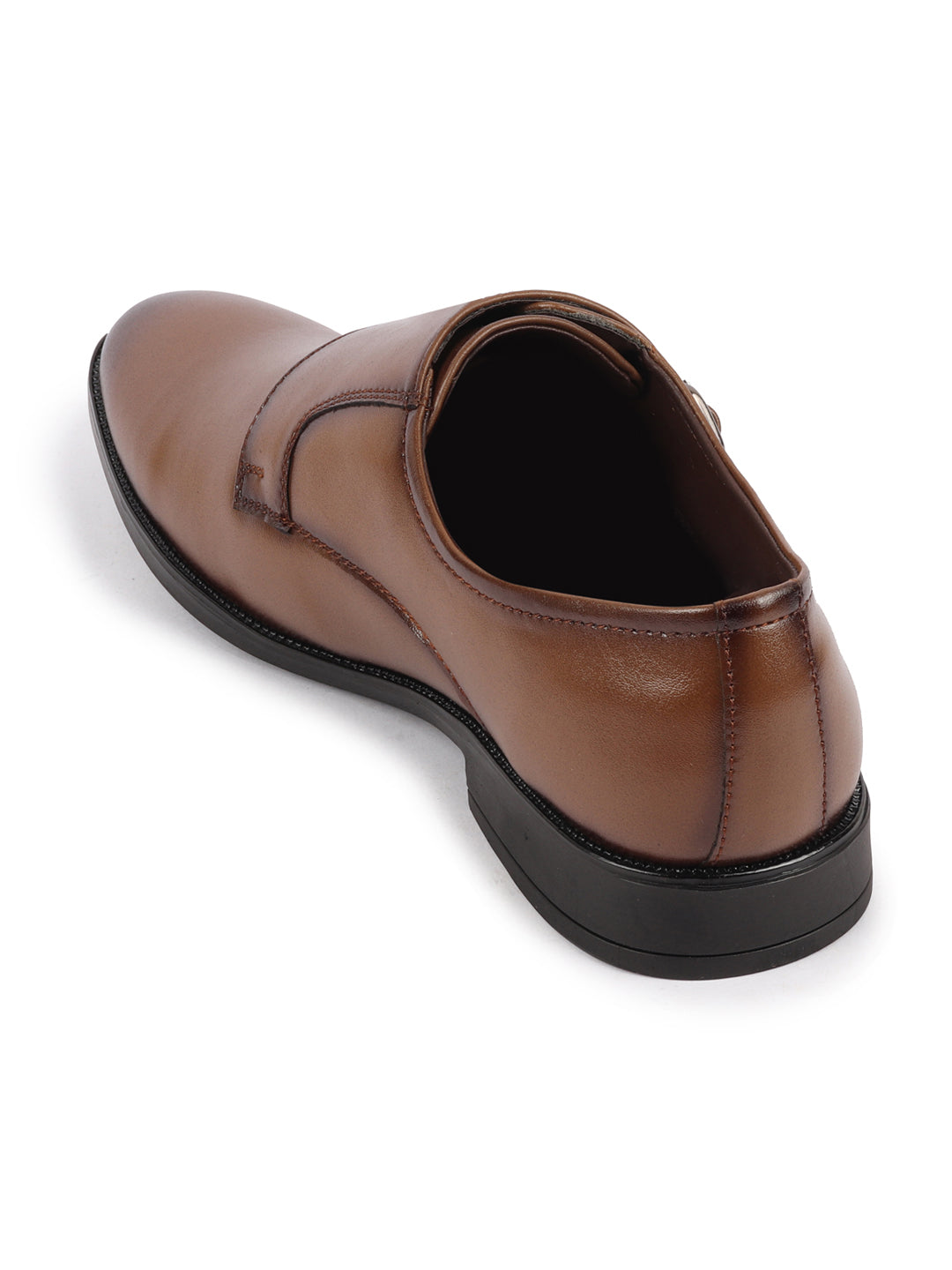 Shop Men Tan Formal Wedding Party Double Monk Strap Shoes Online.