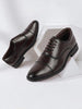 Men Brown Formal Office Work Lace-Up Derby Shoes